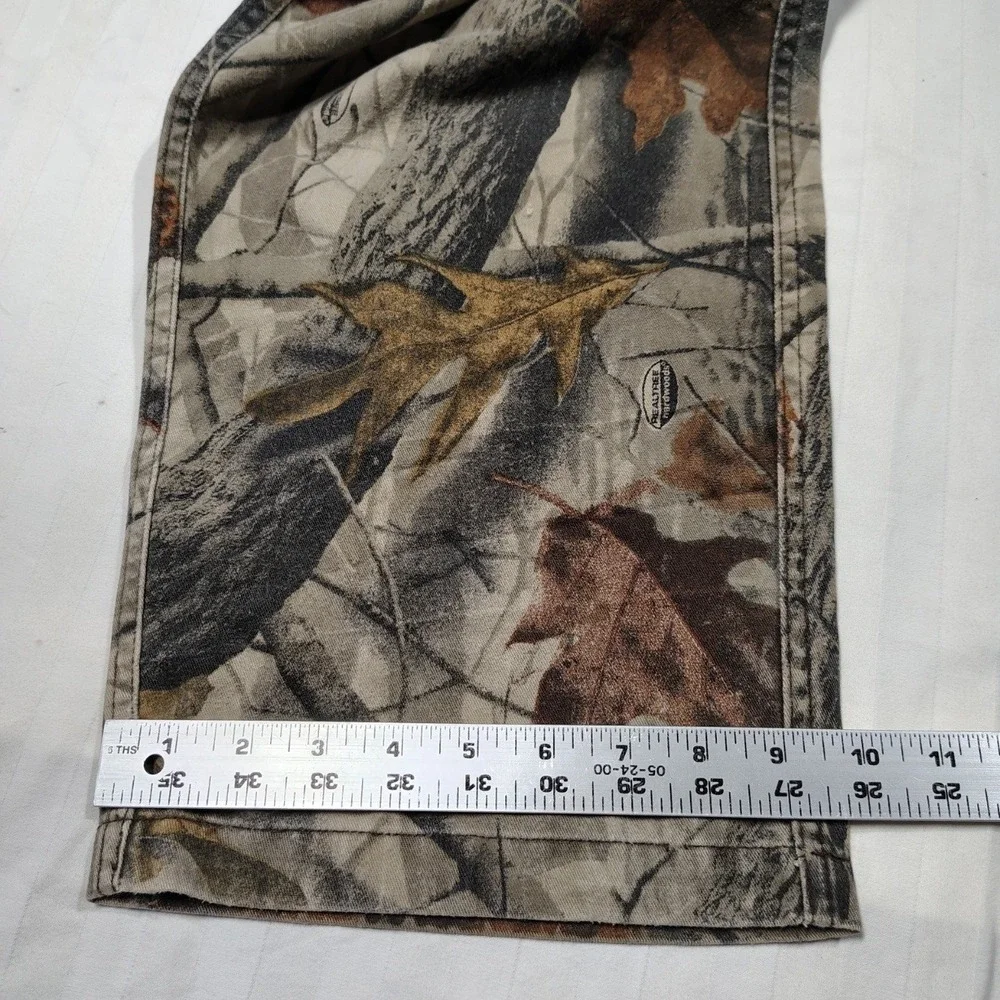 Spartan Outdoors Pants Mens Large 33x31 Camo Cargo Cotton Realtree Hardwoods